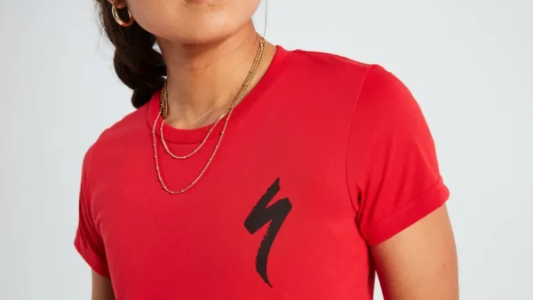 Camiseta de manga corta con logotipo Specialized para mujer