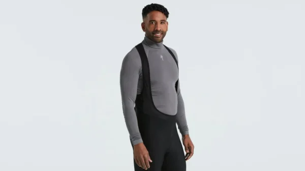 Men's Seamless Roll Neck Long Sleeve Base Layer